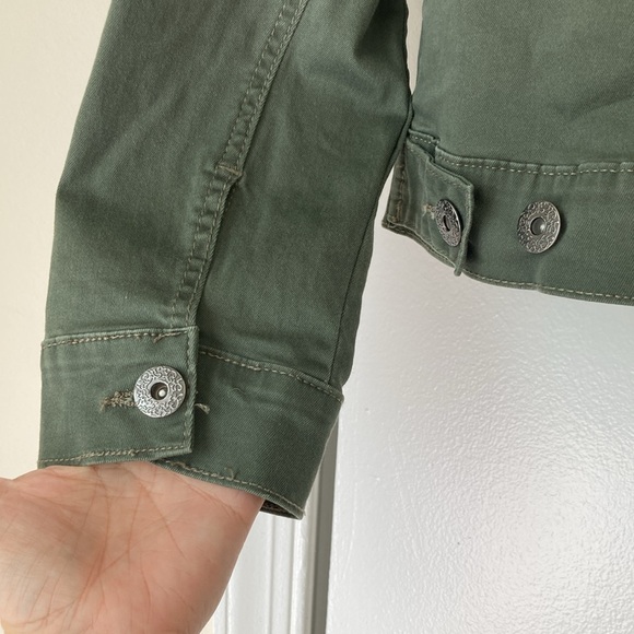 Signatures Studio olive denim jacket - Picture 5 of 10